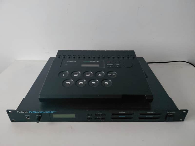 Roland R-8M & PM-16 Percussion Sound Kit 1989 image 1
