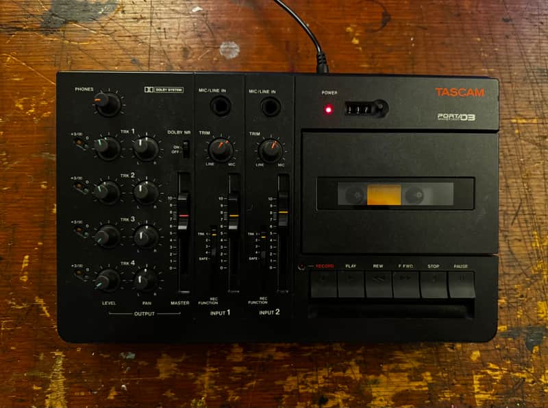 TASCAM Porta 03 mkII Ministudio 4-Track Cassette Recorder