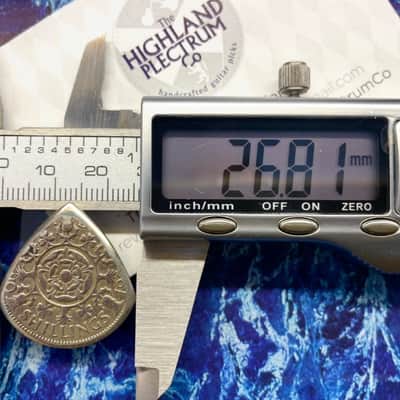 **Special Offer 20% Discount** Two (2) Queen Elizabeth Two Shillings Coin Guitar Picks. image 4