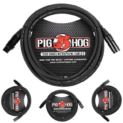 PIG Hog PHM15 8mm microphone cable, XLR 15FT-new image 1