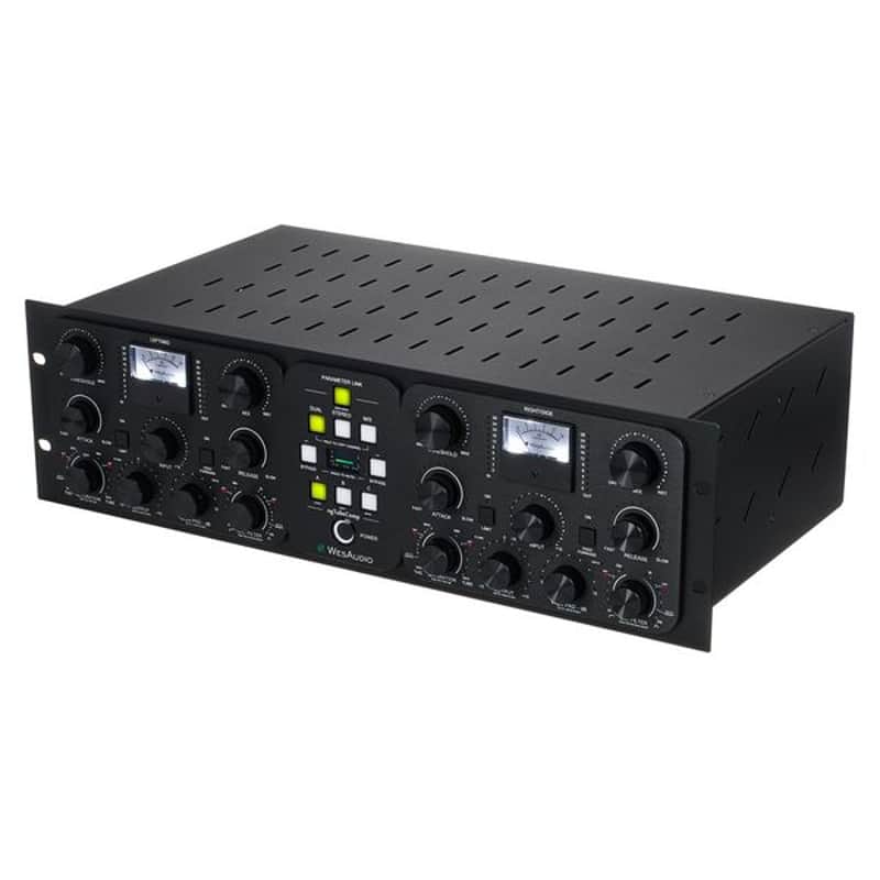 WesAudio ngBusComp Stereo Bus Compressor with Digital Recall 2020 - Black image 1