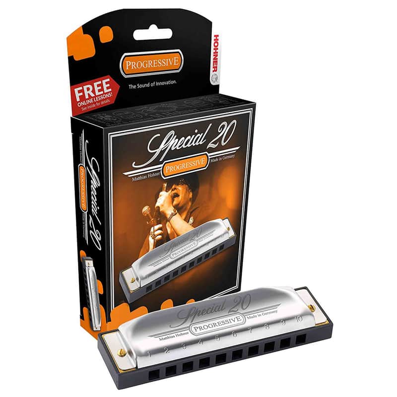 Hohner 560PBX-GSHARP Progressive Series 560 Special 20 Harmonica - Key of G#/Ab image 1