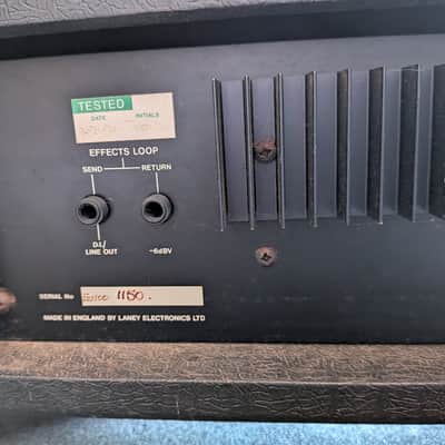 Vintage 80's Laney Pro-Linebacker PL100 Reverb image 6