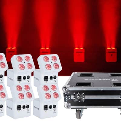 American DJ WMS2 Media Sys DC w/(4) WMS2 LED Panels+6) Wash Lights+Charging Case image 3