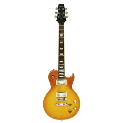 Aria Pro II PE-350PG Aged Lemon Drop Electric Guitar *USA Small Business* image 1