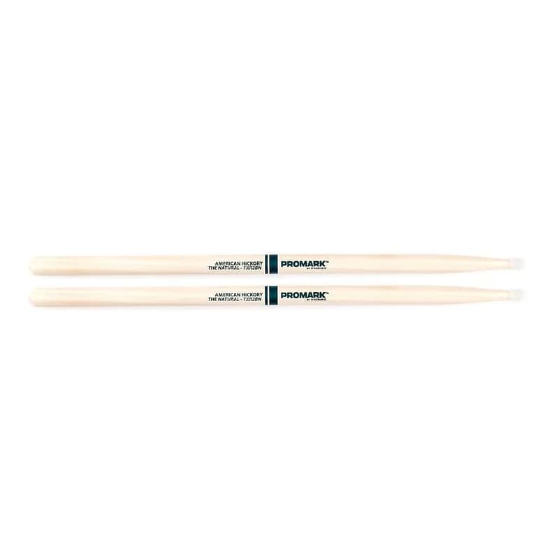 Pro-Mark TXR2BN Hickory 2B "The Natural" Nylon Tip Drum Sticks image 1