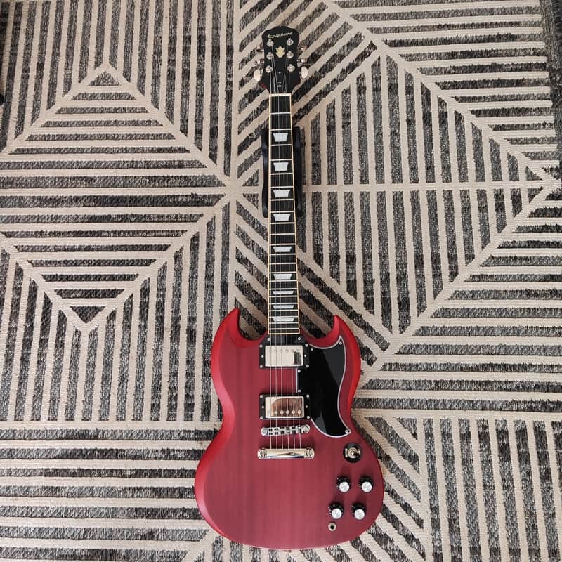 Epiphone SG G-400 PRO 2012 - 2019 - Satin Cherry image 1