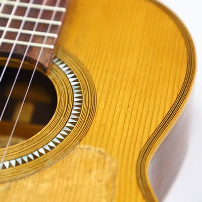 Hijos de Gonzalez ~1890 – classical guitar by one of the most important turn-of-the-century workshops like Arias, Torres, Ramirez - check video! image 10