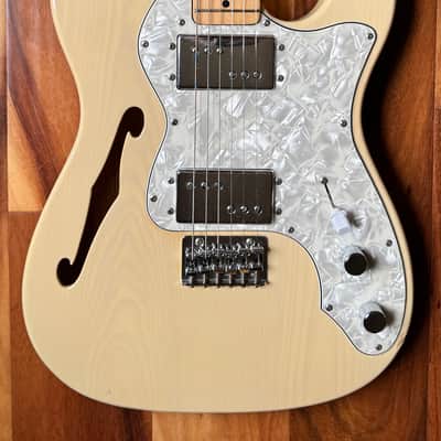 1976 Greco Spacey Sounds TE-500 - Semi-Transparent Blonde - Thinline Telecaster Deluxe image 3