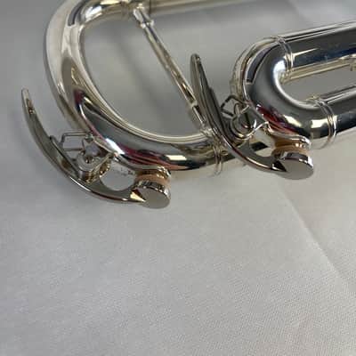 Blessing BTR-1460 Bb Trumpet – Silver-Plated – Intermediate Model – Excellent Condition – w/ Case SM#3632 image 10