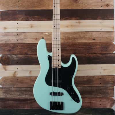 Schecter Retro J-4 Seafoam Green Bass image 1