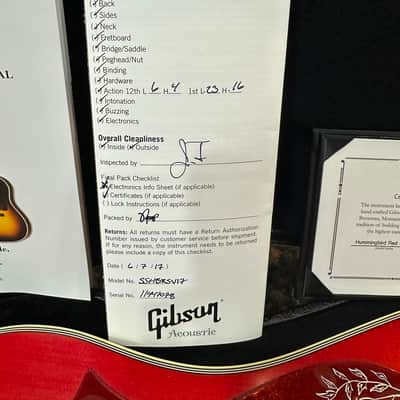 2017 Gibson Custom Shop Hummingbird Red Spruce (Adirondack Red Spruce top) image 12