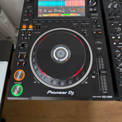 2x Pioneer CDJ-3000 Professional DJ Multi-Player + Pioneer DJM-V10 LF 6-Channel Professional DJ Mixer [Long Fader] + Decksavers (Excellent Condition) image 2