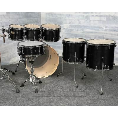 Yamaha Stage Custom Birch 7pc Drum Set 22/8/10/12/14/16/14 Raven Black image 2