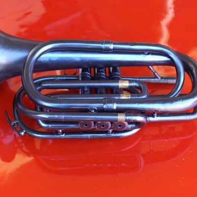 Willson (DEG) Bb Compact Marching Trombone Black/Purple/Blue Sparkle image 5