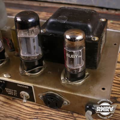 1964 Fender Super Reverb 2-Channel 40-Watt 4x10" Guitar Combo Black Panel image 12