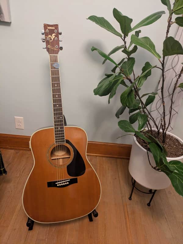 Yamaha FG-420A Natural Mahogany Acoustic Guitar image 1