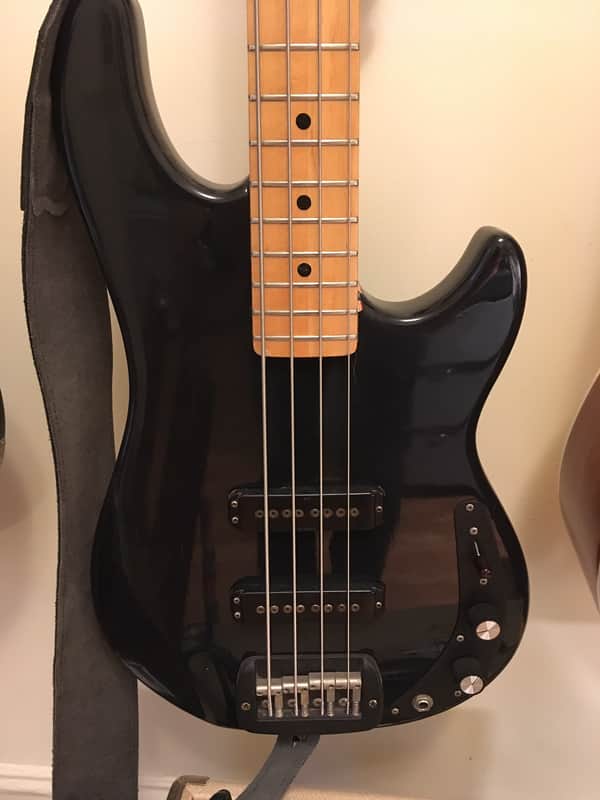 NEW PIX! G&L SB-2 1981? Black Jazz Bass image 1
