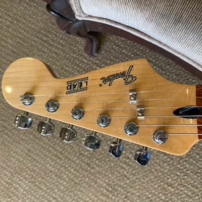 Fender Lead II 2020 - Crimson Red Transparent image 6