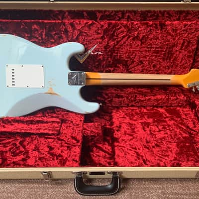 Fender Custom Shop '56 Stratocaster Heavy Relic 2019 - Faded Sonic Blue image 2