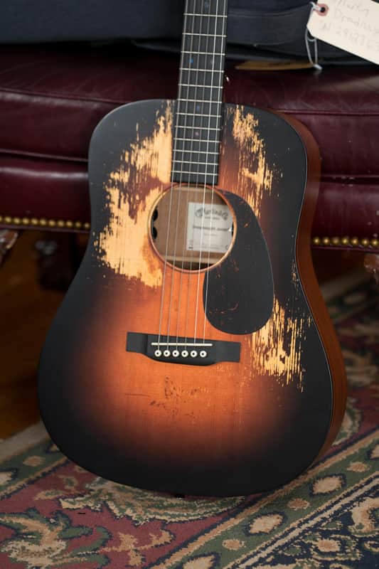 Martin D Jr E Streetlegend Burst Spruce/Sapele Aged-Look Dreadnought Guitar w/Martin Electronics #2363 image 1