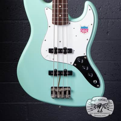 Fender Japan JB62-US Jazz Bass Sonic Blue – US Pickups Flame Maple Neck CIJ image 4