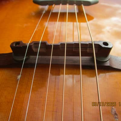 Gibson L-4C Archtop Guitar, 1958, Sunburst Finish, Original Brown Case image 7