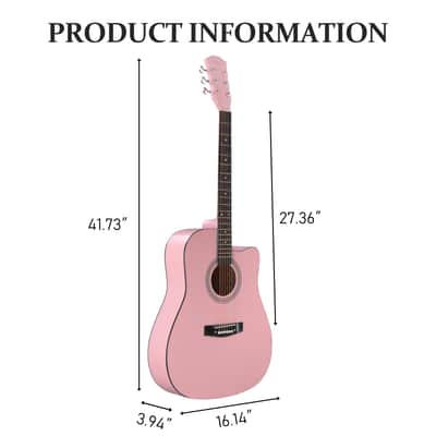 🎸Acoustic Guitar +Soft Case/Gig Bag +Tuner +Strap +Picks!🎸 image 6