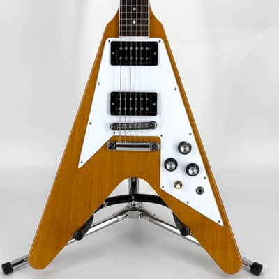 2024 Gibson 70s Flying V - Antique Natural image 5