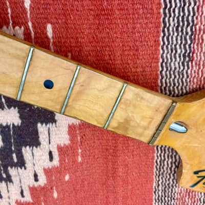 Vintage 1970's Fender Stratocaster Guitar Neck Maple Circa 1973 with Tuners image 16