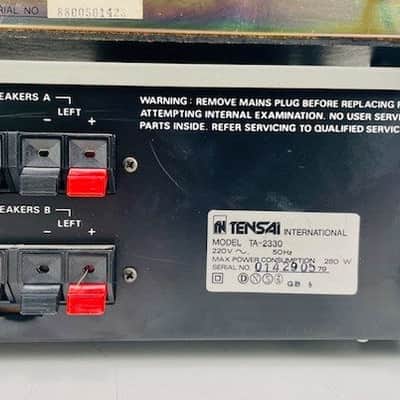 Tensai (Akai) TT-3345 AM/FM Tuner + TFL 810T Cassette Deck + TA2330 Amplifier Bild 17