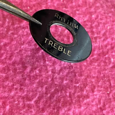 vintage Gibson 1970's 1974 1972 switch ring poker chip for Les Paul Custom paf switchcraft  usa 1968 1969 1971 1973 image 5