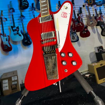 Epiphone 1963 Firebird V Electric Guitar - Ember Red FREE PLEK! 104 image 1
