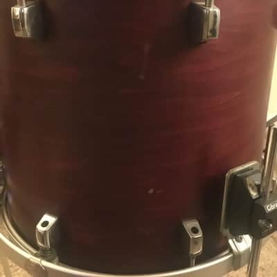 Orange County Drum & Percussion OCDP USA 6-piece drum kit 2002 Burgundy Satin image 4