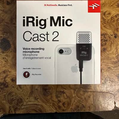 IK Multimedia iRig Mic Cast 2 Smart Phone Voice Recording Microphone FREE SHIPPING image 1