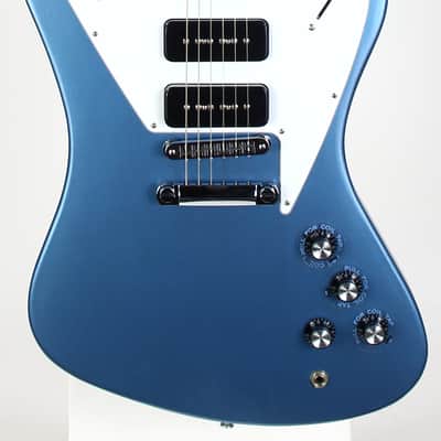 2011 Gibson USA Firebird Non-Reverse Pelham Blue 3 P90's w OHSC! MINTY! image 10