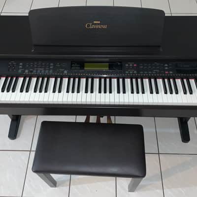 Yamaha Clavinova and Bench CVP-92 Brown Digital Piano image 1