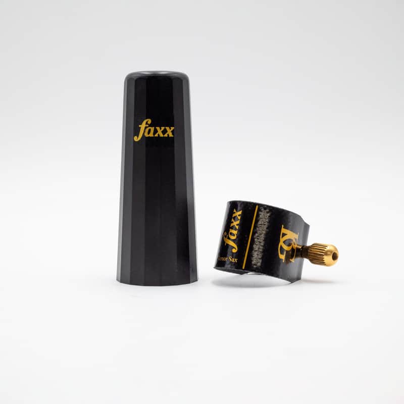 Saxophone Fabric Ligature & Plastic Cap, Alto Sax image 1