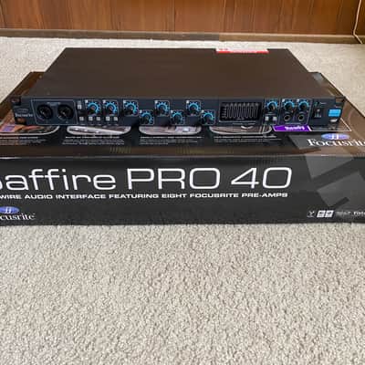 Focusrite Saffire Pro 40 Firewire Audio Interface 2010s - Black image 1
