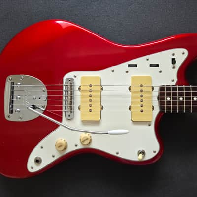 Fender Jazzmaster JM-66 '90s MIJ Candy Apple Red image 5