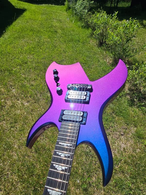 B.C. Rich Rich B Legacy Exotic with DiMarzio D Activators – Ultraviolet Color Shifting Paint (Brand New!) image 1