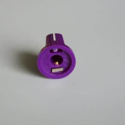 10 Pieces Dark Purple Guitar and Bass Amplifier Effect Pedal Control Knobs image 3