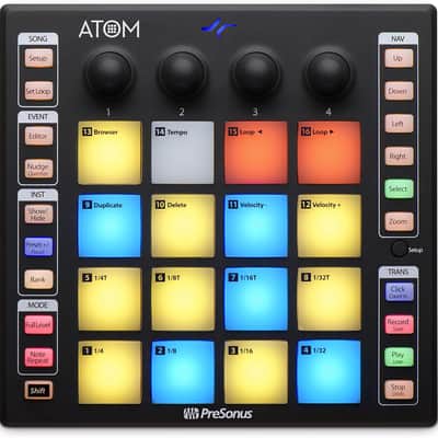 PreSonus ATOM Production & Performance Midi Pad Controller with Studio One Artist and Ableton Live Lite Recording Software image 2