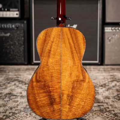 Santa Cruz 000 45 Style Acoustic Guitar - Old Growth Adirondack/Koa with Hardshell Case image 8