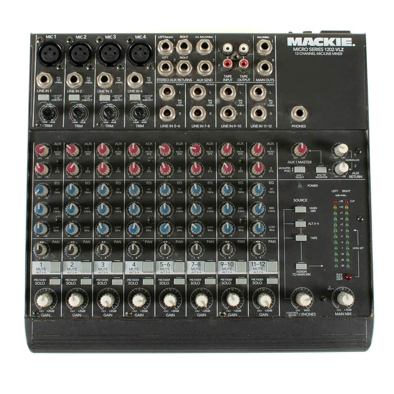 マッキーMACKIE MICRO SERIES 1202 VLZ Mackie Micro Series 1202-VLZ 12-Channel Mic / Line Mixer | Reverb