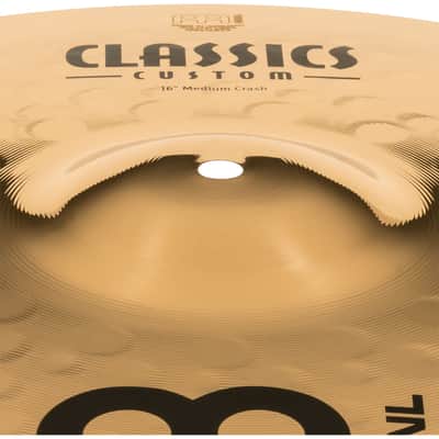 Meinl Classics Custom Crash 16" CC16MC-B, Medium - Crash Cymbal image 3