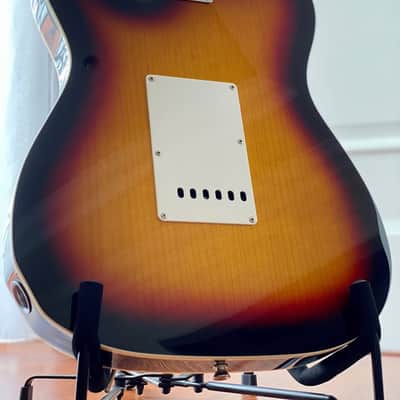 Tokai Telecaster ATEB-Maverick YS/R in Old Yellow Sunburst with Maverick Super VEE Tremolo S/N 18088 image 7
