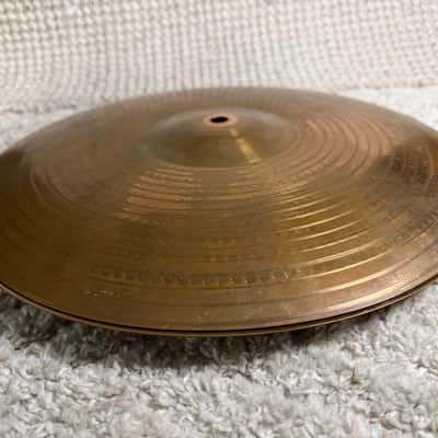 Zildjian 14" A. Zildjian '60s Stamp Hi-Hat Cymbals (Pair) 1960s - Traditional image 9
