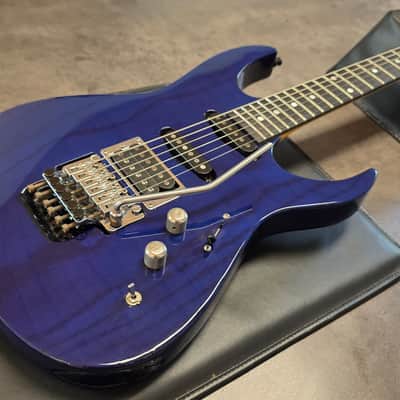 ESP M-III CUSTOM SHOP Cyber Joint Prototype Ash & Mahogany HSS Super Strat FR Floyd Rose Mirage II Guitar image 9