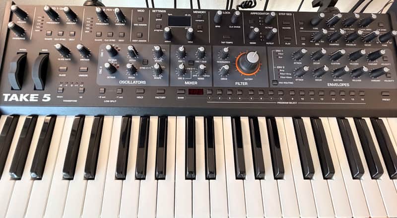 Sequential Take 5 44-Key 5-Voice Compact Polyphonic Synthesizer 2021 - Present - Black image 1